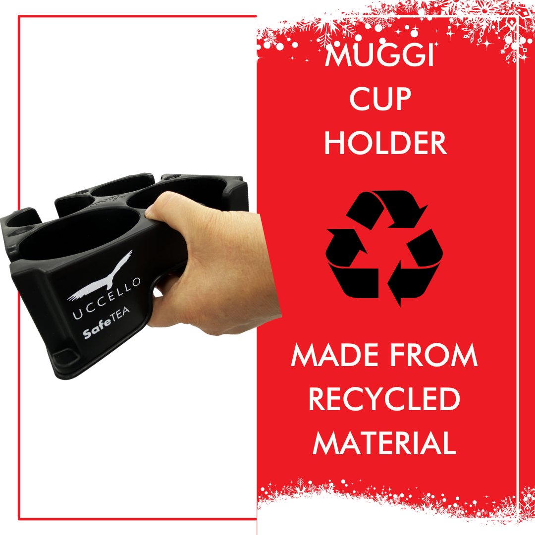 UccelloDesigns's tweet photo. The #MuggiCupHolder is made from 100% #recyclable material ♻ from your household plastic recycling and industrial waste.
Uccello Designs – Making People’s Lives Easier – Now, and for our future! ☕ ♻
https://t.co/hlUZRZgzlx
#Muggi #ClimateChange #EnvironmentalSustainability https://t.co/9Q3usNjVbR