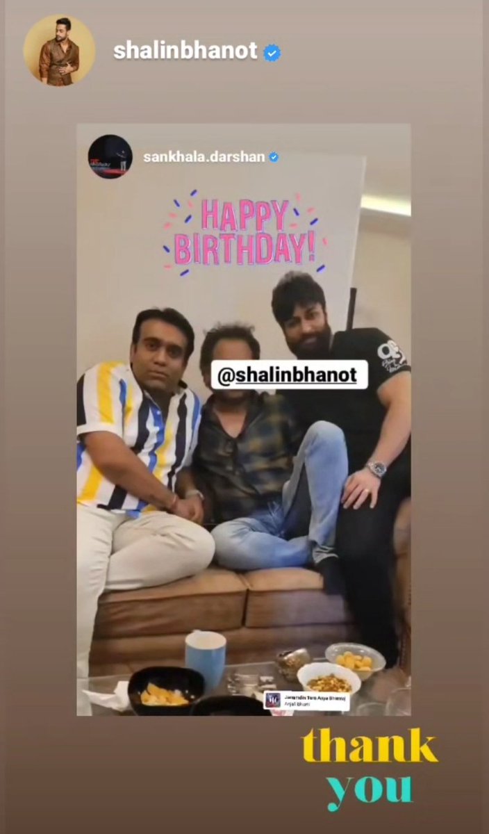 sankhala_darsh's tweet image. Happy Birthday @BhanotShalin 
#ShalinBhanot𓃵 #darshansankhala #biggboss