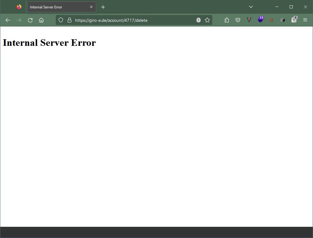 bitpage's tweet photo. Hey @GLSgiroe kleiner Bugreport zu Eurem coolen Portal: Verknüpfte Bankkonten lassen sich leider nicht löschen. Wechsel gerade mein Konto, daher wollte ich das Alte entfernen. https://t.co/QNpi8prVvP