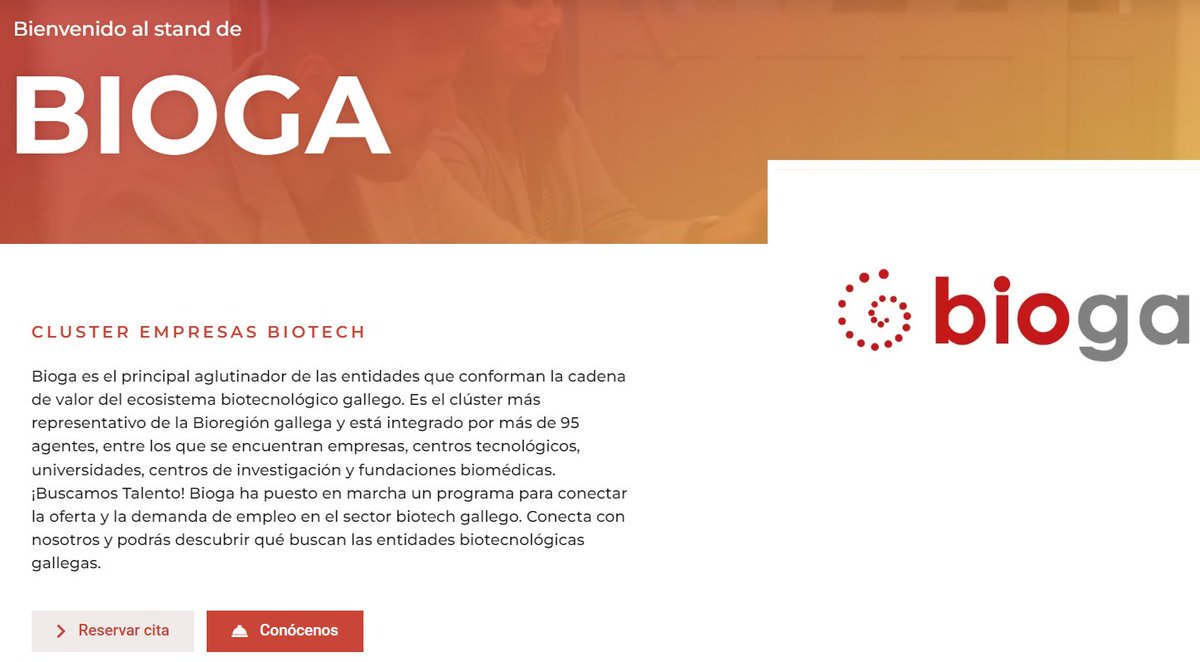 BiogaCluster's tweet photo. Esta semana estaremos presentes en el @TalentiaSummit 2022, el evento más influyente centrado en el #talento que se celebra en España y que reúne a más 50.000 usuarios cada año 💥
¡Conecta con #Bioga y trabaja en un sector de futuro! 🚀👇
https://t.co/jkilds25J9 https://t.co/SQjO7hxWbr