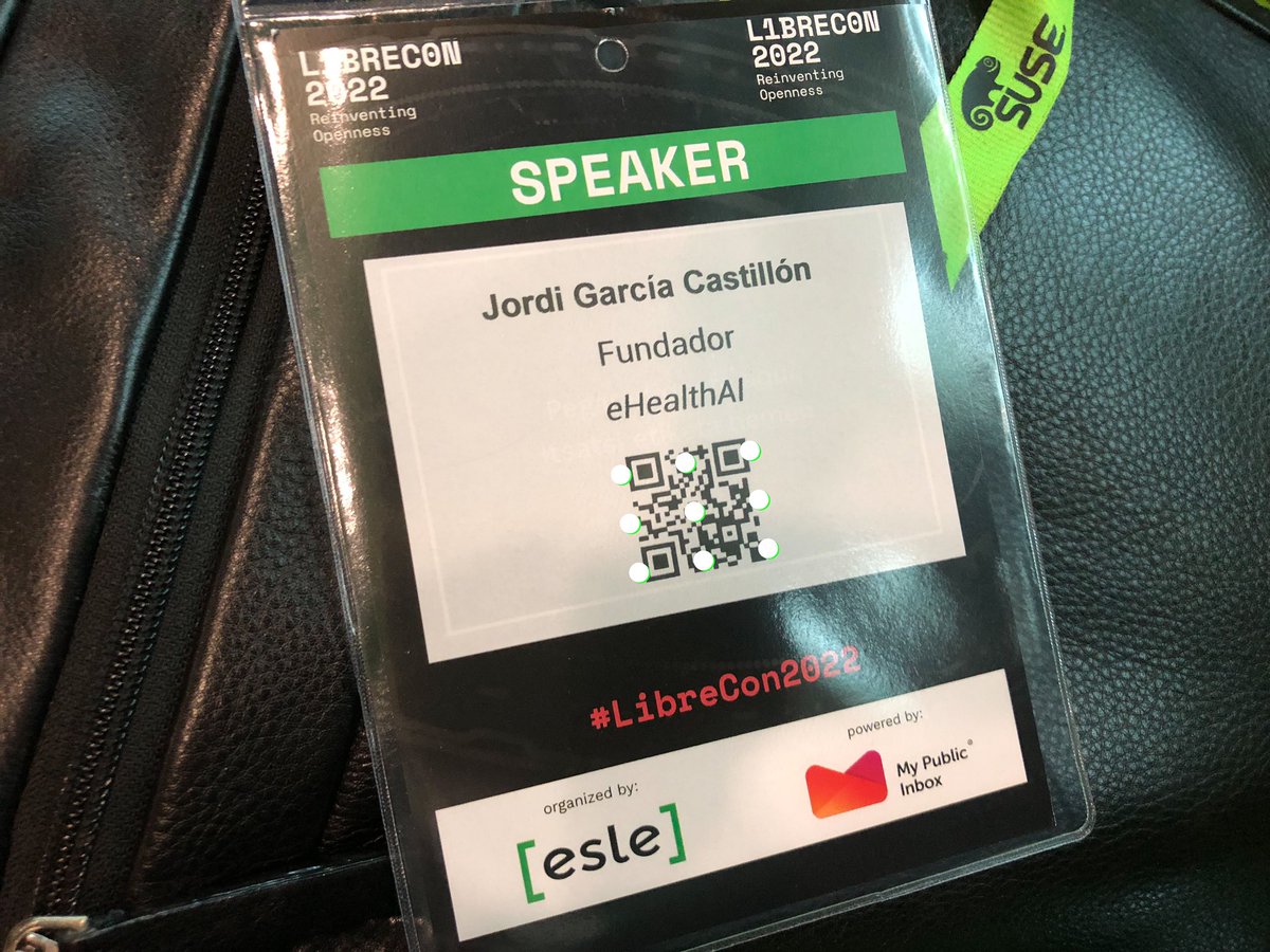 gcjordi's tweet image. Molt content de ser avui speaker a #LibreCon2022 amb la meva ponència sobre dades obertes i intel·ligència artificial. #AI @librecon