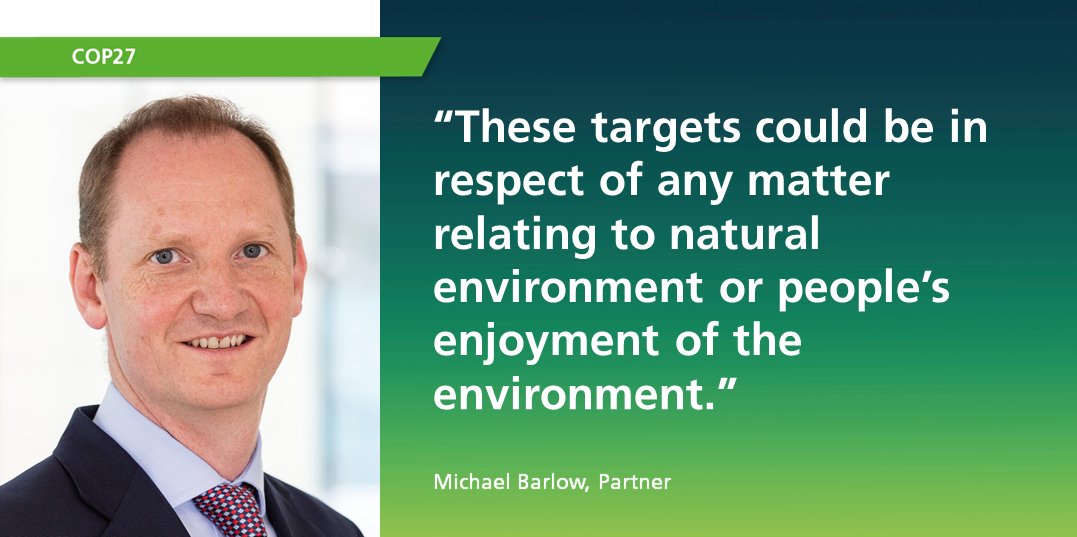 Water Day at #COP27 yesterday covered sustainable water resource management issues. With the spotlight on sustainability, Michael Barlow highlights how the Government missed the date to publish a set of environmental targets including a focus on water: bsalmon.us/3Esc47D