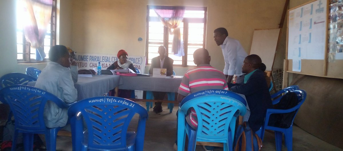 NjopaceN's tweet photo. Kikao cha Robo ya Kwanza Tarehe 15/11/2022 Mwaka 2022/2023 cha Wasaidizi wa Kisheria kutoka Njombe Paralegals Centre (NJOPACE) lengo ni kujadili masuala ya Utekelezaji wa Mradi wa Huduma za Msaada wa Kisheria Halmashauri ya Mji Njombe chini ya udhamini wa LSF https://t.co/W2Cbc0nG4i