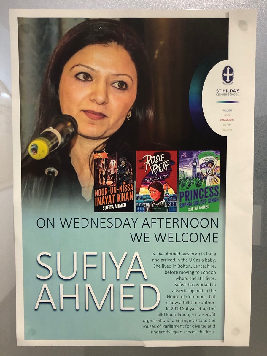 Librarian (@sthildaslibrary) on Twitter photo Really looking forward to <a href="/sufiyaahmed/">sufiya ahmed</a> talking to our year 8 and 9 history students on Wednesday! <a href="/AuthorsAloudUK/">Authors Aloud UK</a> <a href="/ReadingatLLP/">Reading at LLP</a> <a href="/StHildasCE/">St Hilda's CE</a> Really looking forward to <a href="/sufiyaahmed/">sufiya ahmed</a> talking to our year 8 and 9 history students on Wednesday! <a href="/AuthorsAloudUK/">Authors Aloud UK</a> <a href="/ReadingatLLP/">Reading at LLP</a> <a href="/StHildasCE/">St Hilda's CE</a>