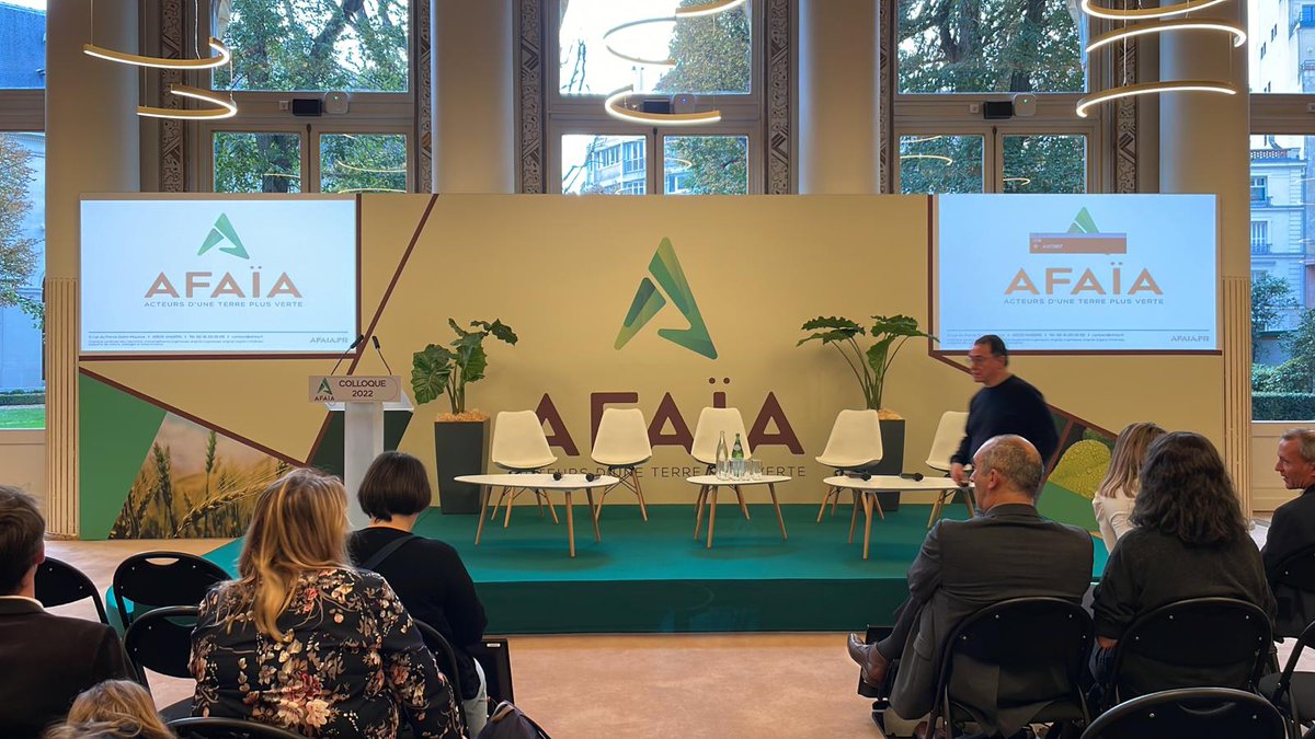 Fournisseurs, fabricants, distributeurs France et prestataires techniques ont répondu présents pour échanger sur les solutions proposées pour une #agriculturedurable prenant mieux en compte les besoins de nos concitoyens et de notre environnement.

#colloqueafaia22 #biostimulants