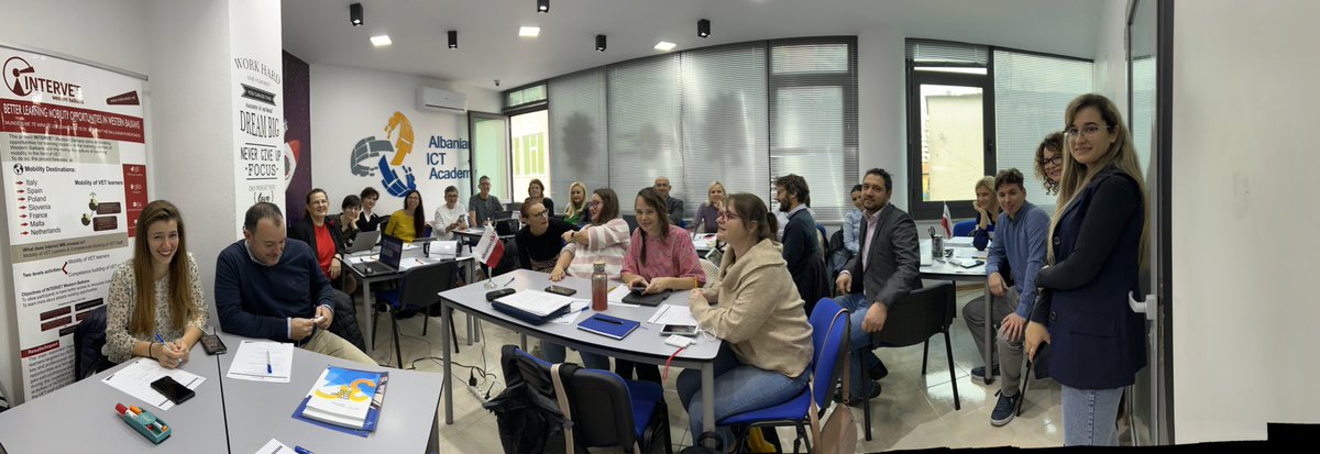 Ef_VET's tweet photo. #efvetprojectv #intervetwb in Albania   Welcome by @AnaZacharian  - together with our strong commitment &amp; efforts to sustainable learned to fantastic experience … @MCASTmt  @AlbanianSkills  @uniserforli  @INCOMAgroup https://t.co/1Zipf4UQiD