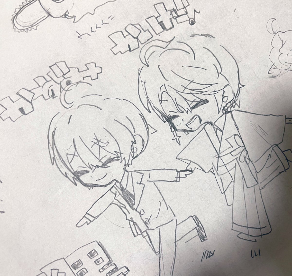 昔描いたやつなんだけどまじ可愛いと思う 