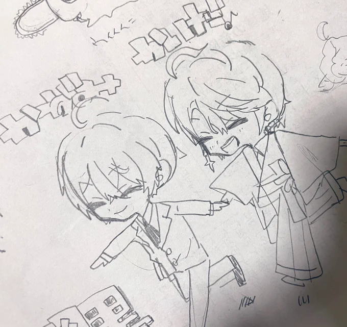 昔描いたやつなんだけどまじ可愛いと思う 
