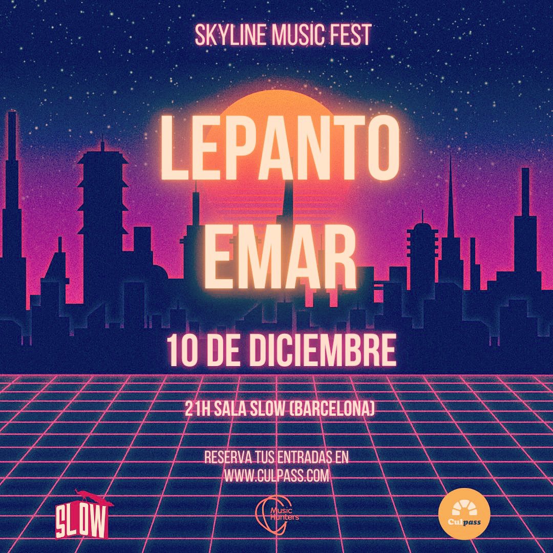 Lepantomusic's tweet photo. “Permíteme que insista” @Lepantomusic + @emarmusic en @SlowBarcelona 

🎟 Entradas a la venta en @theCulpass 

@musichunters_es #barcelona #barna #eixample @fest_skyline https://t.co/ixYWb7tFbW