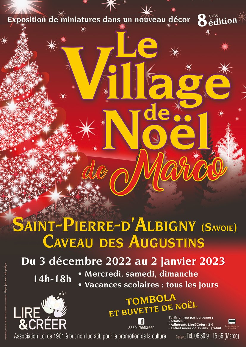 ASSOLIREETCREER's tweet photo. Bonjour
Après 2 ans d'absence, notre exposition "LE VILLAGE DE NOËL DE MARCO" fait son grand retour.
Une nouvelle création réalisée par notre équipe qui nous l'espérons vous fera plaisir.
N'hésitez pas à en parler autour de vous.
Merci pour votre soutien et à très bien
Marco https://t.co/g5QR9xz3Yx