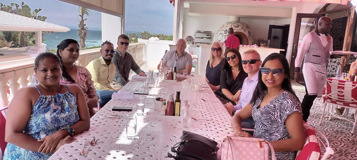 Wonderful catching up with The Last Word at The Oyster Box Hotel.  Thank you for the gorgeous breakfast and time together.
#lastwordintimatehotelsandsafaricamps <a href="/oysterbox/">The Oyster Box</a>