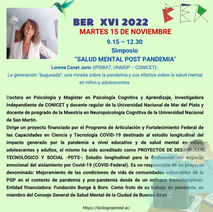 Biólogos en Red tweet media