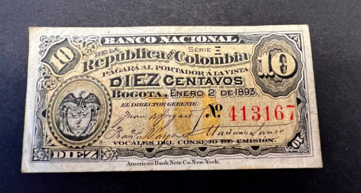 CavalierCoins's tweet image. This is live on our Auction now!! check it out.
ebay.co.uk/itm/30469540220 RARE 1893 10 centavos note , very small LOT : 2011-639 #collectablebanknotes #rarenotes #colombiancentavosbanknote #colombia1893 #collectable #smallbanknotes