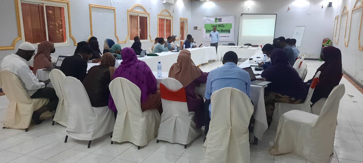 ghmsomalia's tweet photo. Today we have participated local NGOs consultation meeting organized by @NGOConsortium the meeting aimed to provide NGOs a space to share their voices and humanitarian operational challenges #greenhopemovement #rajadacagaaran https://t.co/44rgXDYuF4