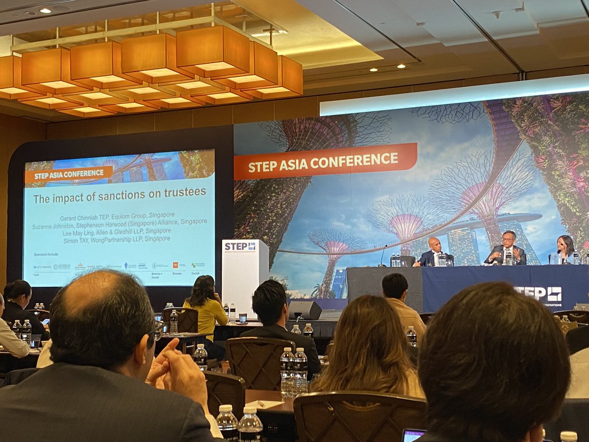 ec_holdings's tweet photo. We are glad to participate in #STEPAsia 2022 which is taking place in Singapore. The theme is “Reshaping Strategies for a Disrupted World”.
#AdvisingFamiliesAcrossGenerations
#trust #estateplanning #STEPSociety #STEPEvents #STEPJournal #STEPNews @STEPSociety https://t.co/cAn3Nsin1S