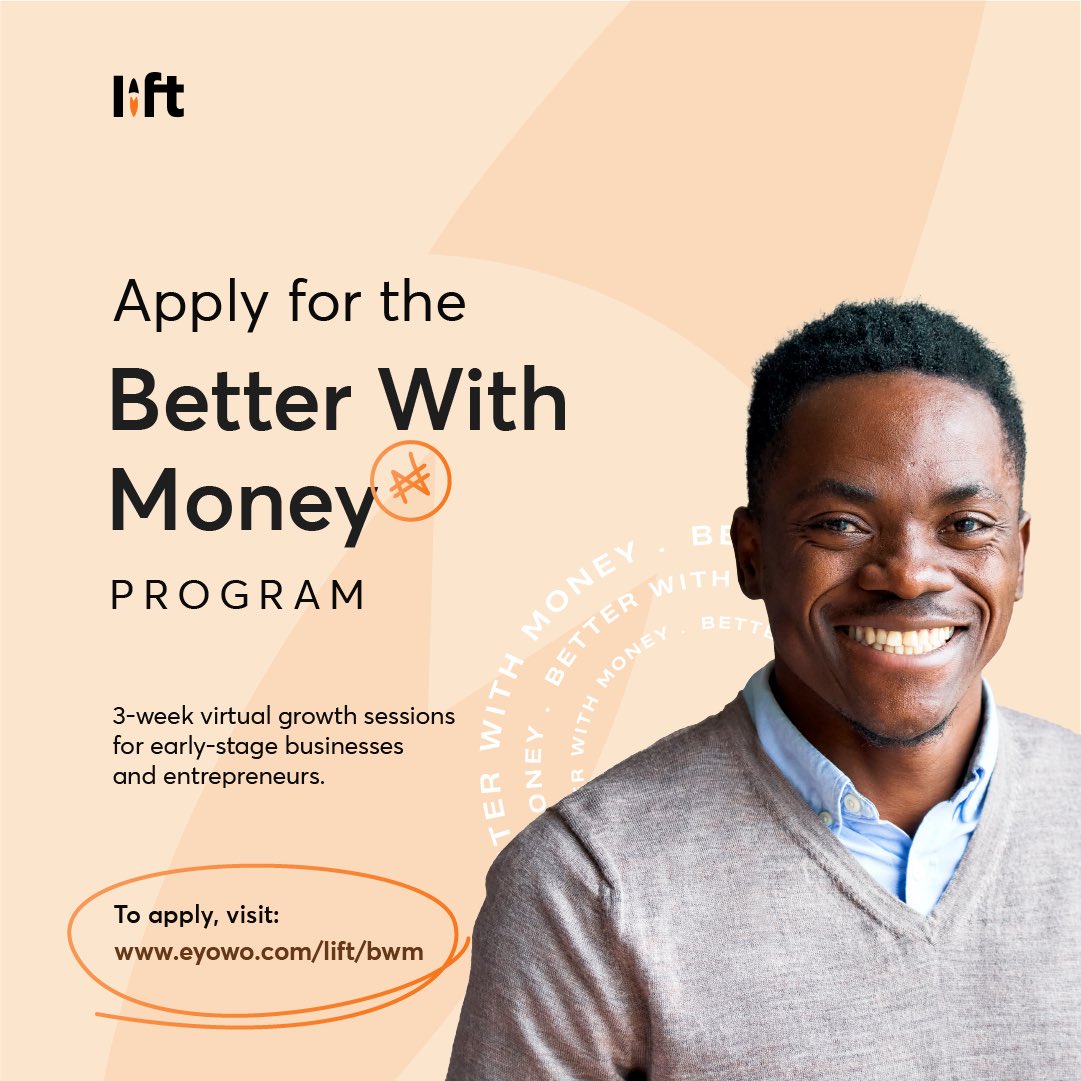 We are proud to announce the “Better With Money” program with <a href="/liftforbusiness/">Lift For Business</a>. This is a 3-week intensive growth program where ambitious early-stage entrepreneurs will have access to virtual training, business coaching, and tools required to grow their business finances.