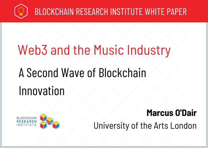 Blockchain Research Institute Africa (@briafrica) on Twitter photo New BRI publication: "Web3 and the Music Industry: A Second Wave of Blockchain Innovation,” by <a href="/marcusodair/">Marcus O'Dair</a>, and includes a foreword by <a href="/dtapscott/">Don Tapscott</a>
Read more here: bit.ly/3zyEzO7
#BRIAfrica #BlockchainResearch #Web3 #music New BRI publication: "Web3 and the Music Industry: A Second Wave of Blockchain Innovation,” by <a href="/marcusodair/">Marcus O'Dair</a>, and includes a foreword by <a href="/dtapscott/">Don Tapscott</a>
Read more here: bit.ly/3zyEzO7
#BRIAfrica #BlockchainResearch #Web3 #music