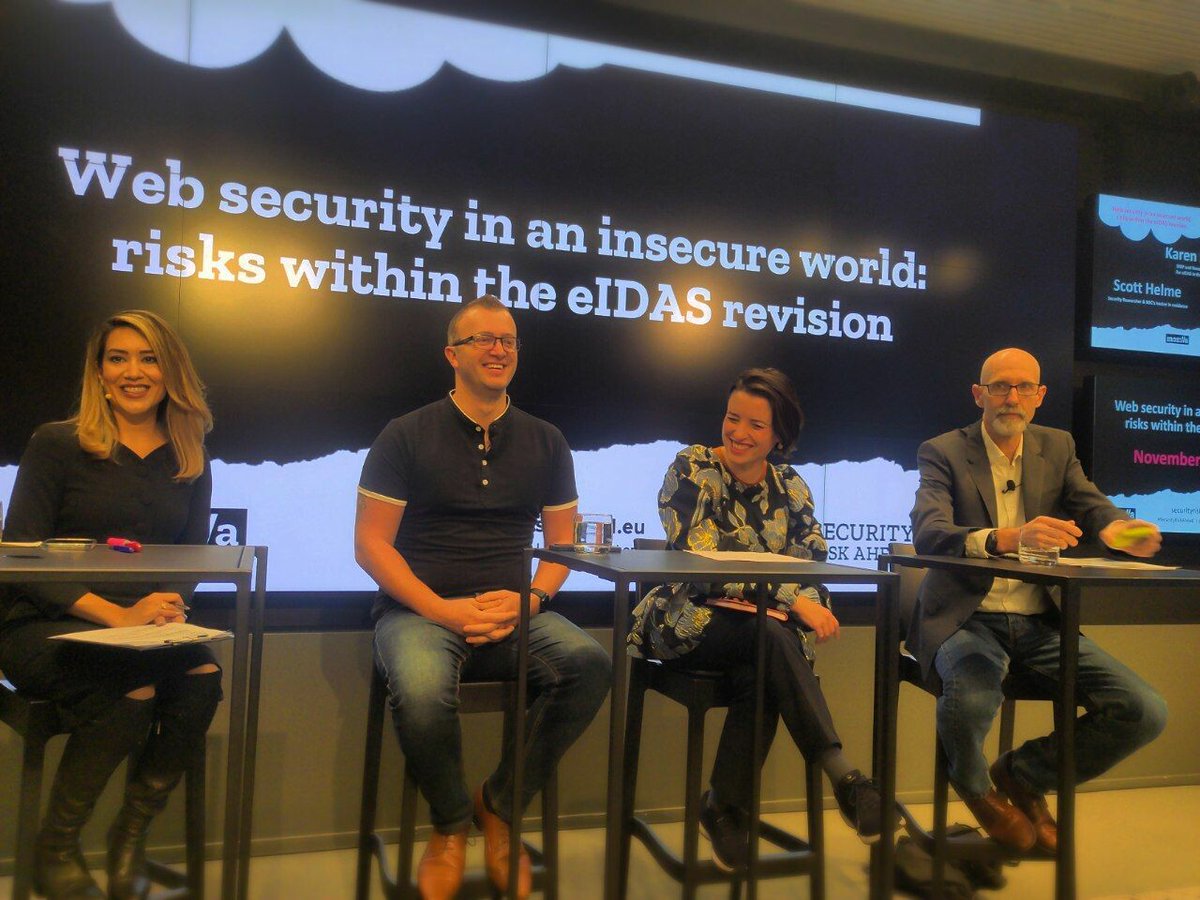 jofromnafo's tweet photo. Joining 🐘karmel80@norrebro.space for the 🐘mozilla@mastodon.social #SecurityRiskAhead event on the #EuropeanDigitalIdentity #eIDAS law.
It's vital we discuss how the law will impact security on the web, and what we can do to fix it.
#EUpol #EUpolicy https://t.co/wgMwXPzwqA