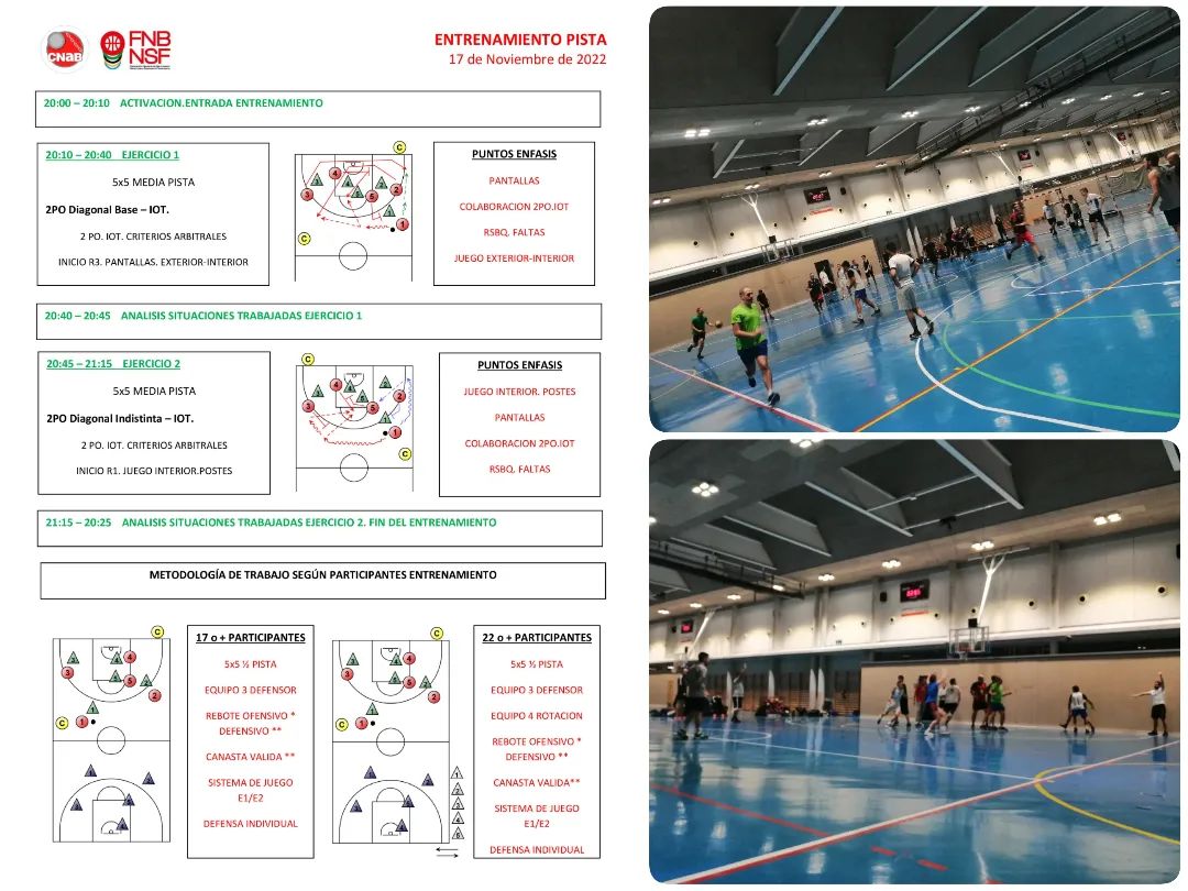"El entrenamiento basado en la simulación es algo obligatorio en nuestra formación" ⛹️‍♀️🏋️
#Entrenamiento #TercerEquipo #Navarra
#TercerEquipo 📝⏱️⏰🏀🖤 
#Arbitro #Baloncesto #RefereeLife #CNaB
#SesionPista #EntrenamientoCNaB #17n