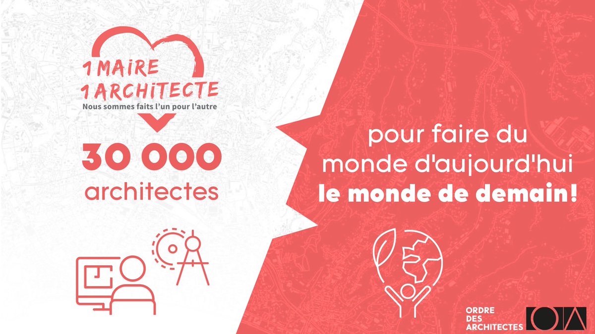 + de 30 000 architectes exercent sur le territoire au service des élus locaux et des habitants. L’#ordre des #architectes est engagé dans la #construction de la ville de demain. Pour en savoir plus, rendez-vous du 22 au 24 novembre lors du <a href="/salondesmaires/">Salon des Maires et des Collectivités</a> 📍 #SMCL2022 #plaidoyer