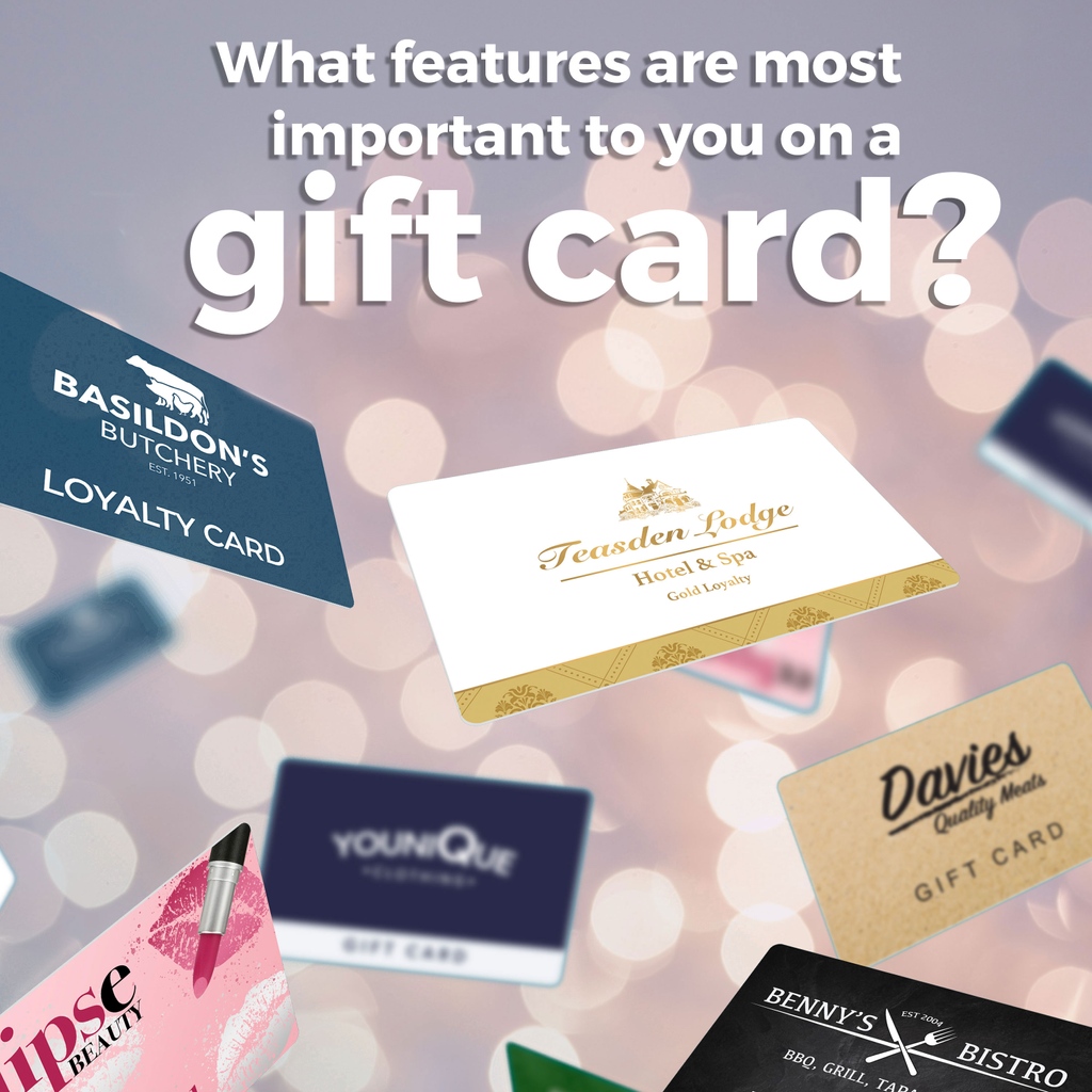 Bespoke Gift cards are great for your business and can truly reflect your brand. Which features are most important to you on your gift cards? Let us know!

bit.ly/3A3GWsA

#giftcard #bespoke #businessideas #christmas2022