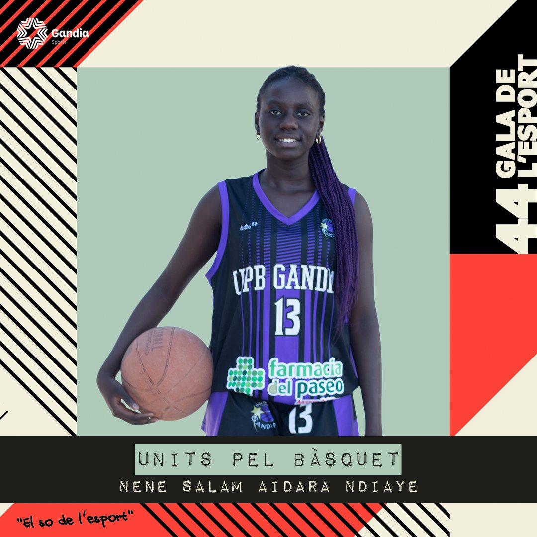 4️⃣4️⃣ GALA DE L'ESPORT | 🏀⛹️‍♀️⛹️

Nene Salam Aidara Ndiaye y <a href="/Joanhc23/">Joan Hernàndez</a> son los nominados del club para la 4️⃣4️⃣ GALA DE L'ESPORT que se celebrará el próximo 19 de noviembre a las 20:00h en el Teatro Serrano de Gandía.

‼️Enhorabuena ‼️ 

#UNITSCREIXEM 💜
#PROINBENI 🏗  #EMBALPACK📦