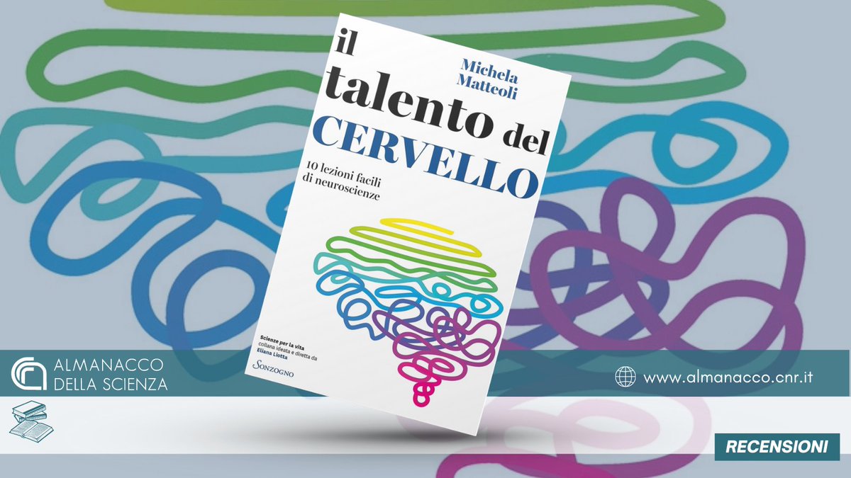 CNRsocial_'s tweet image. Contrastare la degenerazione cognitiva
Recensioni #AlmanaccoCnr
'Il talento del cervello' (@Sonzogno) di Michela Matteoli @Michela30586273, #Cnr_In. L'autrice evidenzia le proprietà straordinarie del cervello, ma anche un pericolo in agguato...
Leggi👇
almanacco.cnr.it/articolo/6268/…