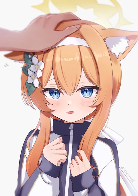 マリーちゃんなでなで #ブルアカ 