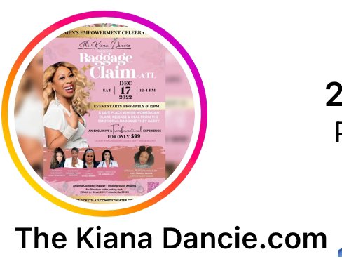 cotw: <a href="/KianaDancie/">Dr. Kiana Dancie</a> be led guided and directed. follow, book and shower with laughs: Kiana Dancie!