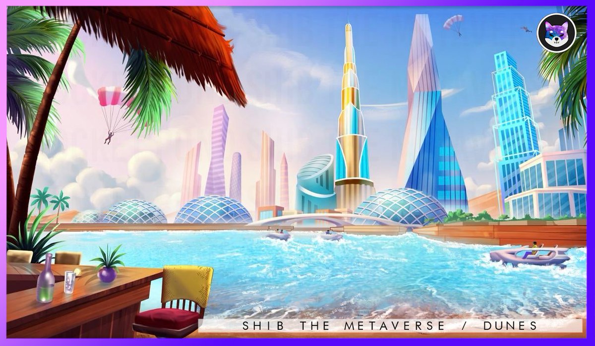 WagglesCG's tweet photo. 🌴New concept art has appeared! 

Come &amp; stay a while at the scenic Dunes!

Upon gazing beyond you discover an oasis of sorts, yet this oasis is like no other, it's massive, it's shaped, and welcomes an adventurous and modern place, full of glitzy architecture and cooling waters. https://t.co/AirNMBXvDv