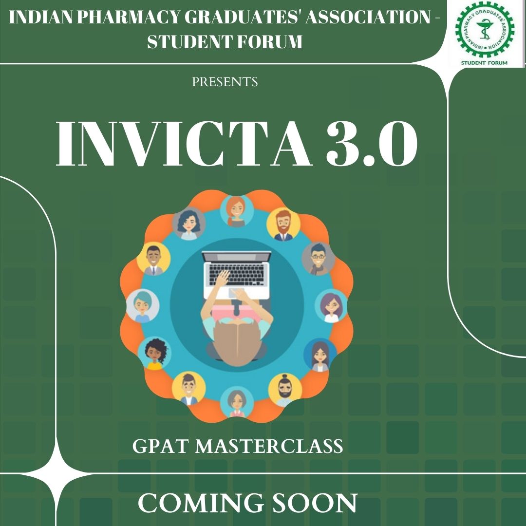 IPGASF's tweet photo. Greetings ✨
As be all accour that the most prestigious exam for all the Pharmacy aspirants, GPAT, is just around the corner🌸
 So, to aid the aspirants with some last minute tips regarding the same, IPGA - SF is organising a masterclass for it , more details revealing soon! https://t.co/juaOwSILwM