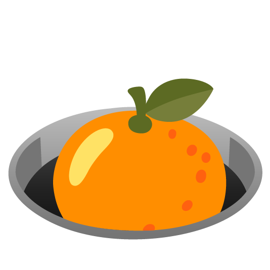 Emoji Kitchen on Twitter "peekaorange 🕳 🍊"
