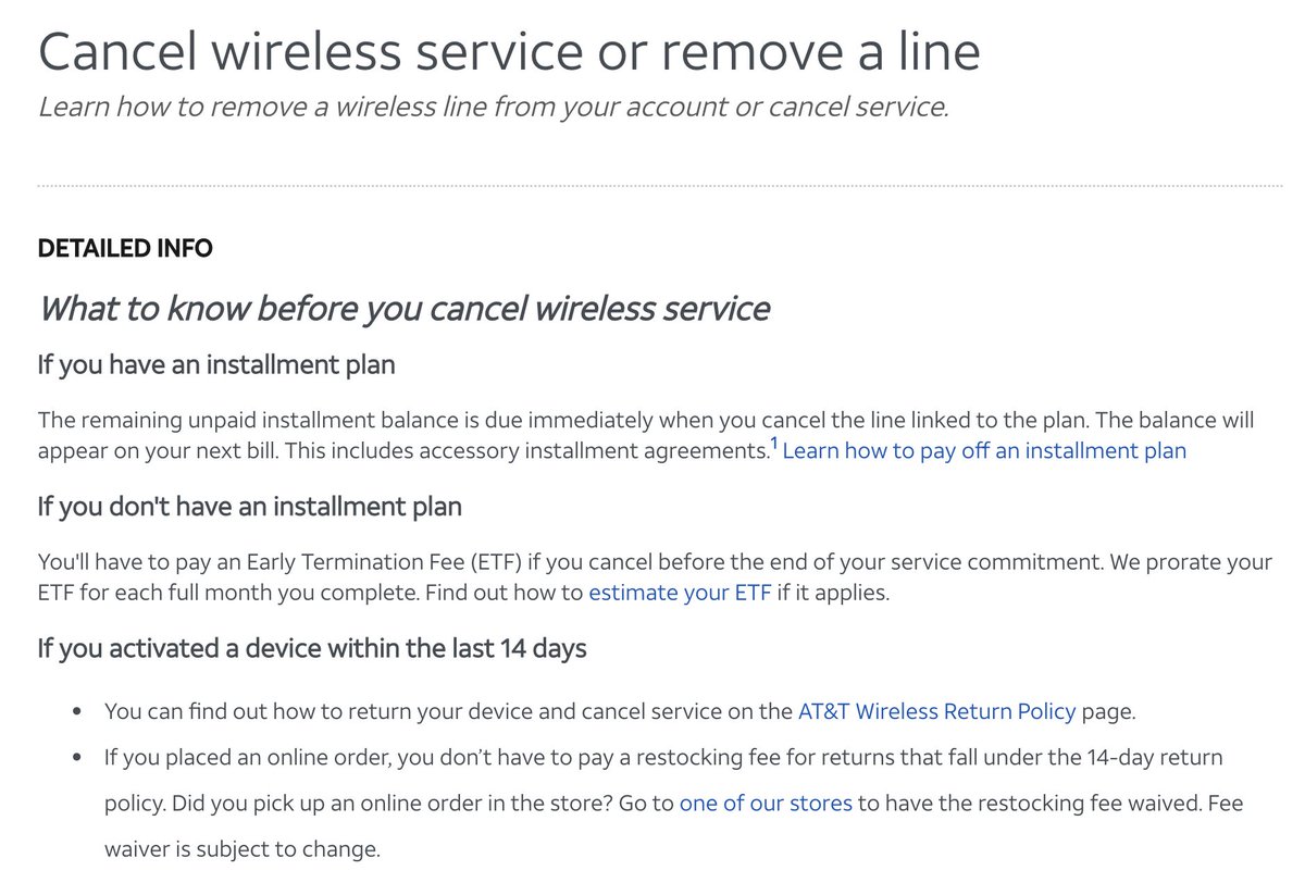 doublejosh's tweet image. The only info about canceling @ATT service is that you immediately owe them money. Nice one guys.