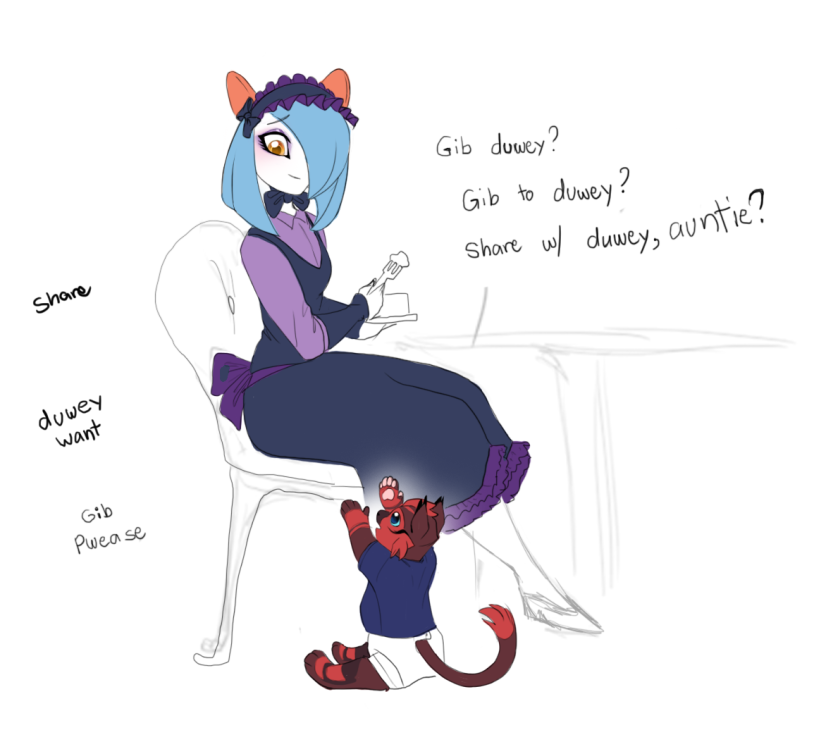 AttackArtDawn's tweet photo. How Lilith's anorexia started~

#sketchart  #Pokemon  #litten #kirlia #thatis #funny @Darin_Scraps's character,Lilith https://t.co/imGZ5XbFxS