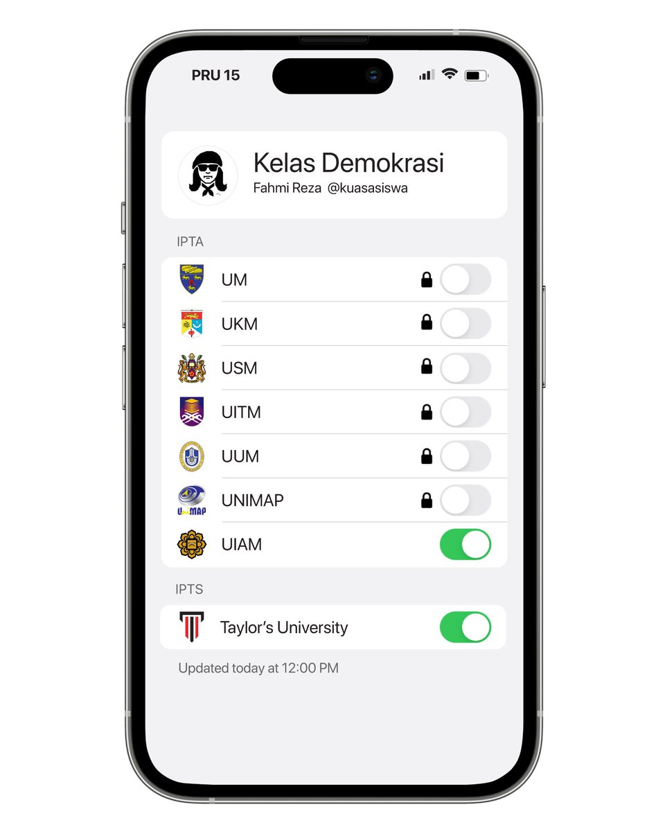 kuasasiswa's tweet image. 