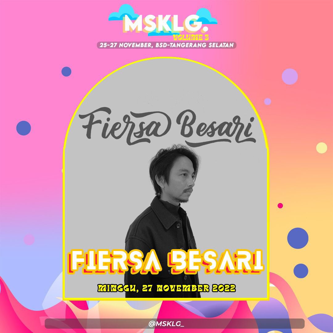 FiersaBesari's tweet photo. Dulur dan Kawan-kawan Tangerang, sampai jumpa di MSKLG Vol.3
.
27 November 2022
ICE BSD 
.
Tiket sudah bisa dibeli 👉🏻https://t.co/L5WRQC8KPy https://t.co/DTG6e6oYyg