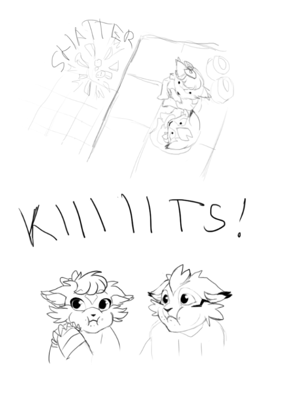 AttackArtDawn's tweet photo. 😂

#ArtistOnTwitter #litten #cute #Funny #MadMom @Darin_Scraps's character https://t.co/KCmwgNM3XO