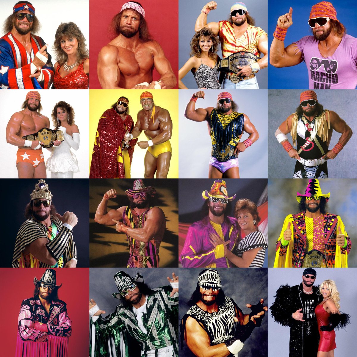 WWFWrestling1's tweet photo. On his Birthday, we remember the legendary "Macho Man" Randy Savage. ❤️ #WWF #WWE #Wrestling #MachoKing #MachoMan #RandySavage https://t.co/TUMq9YcWuO