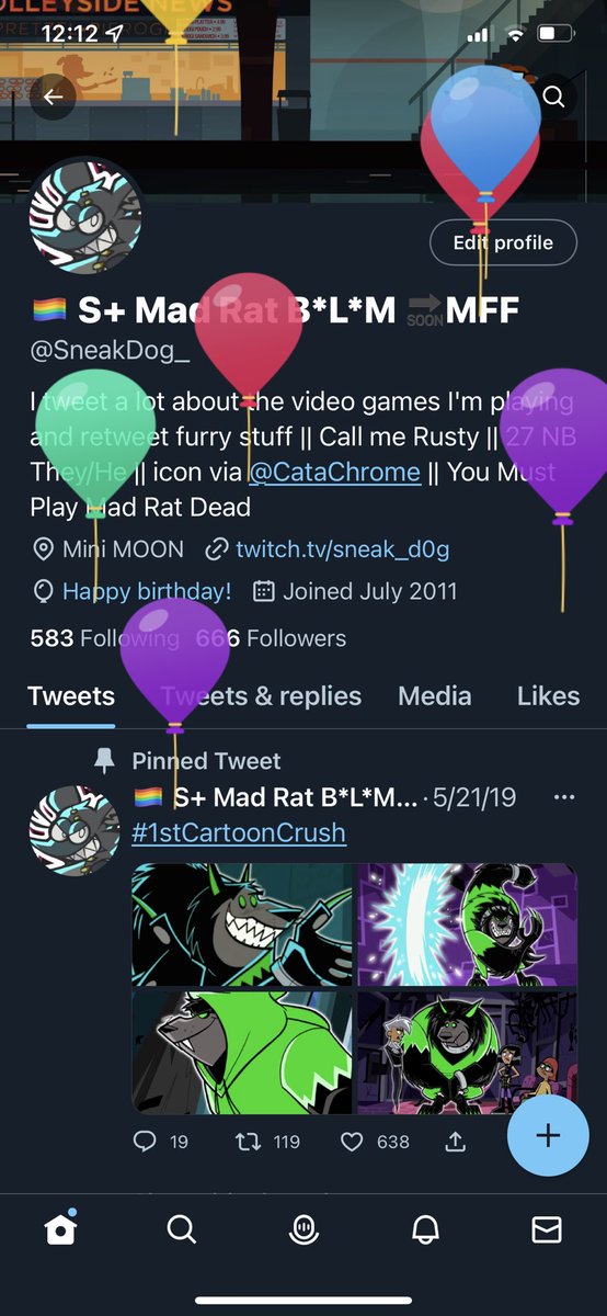 mad rat rulz ok B*L*M tweet media