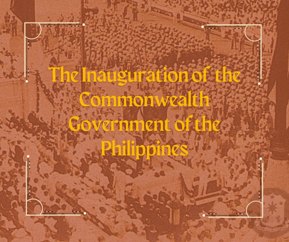 HistoSaysayPH's tweet photo. ❗️DID YOU KNOW❓
On this day, exactly 87 years ago, the government of the Philippine Commonwealth was inaugurated. #HistoryRewind
𝑪𝒐𝒎𝒎𝒐𝒏 and briefly learn more about the commonwealth era below! https://t.co/jlkdxm8fsa