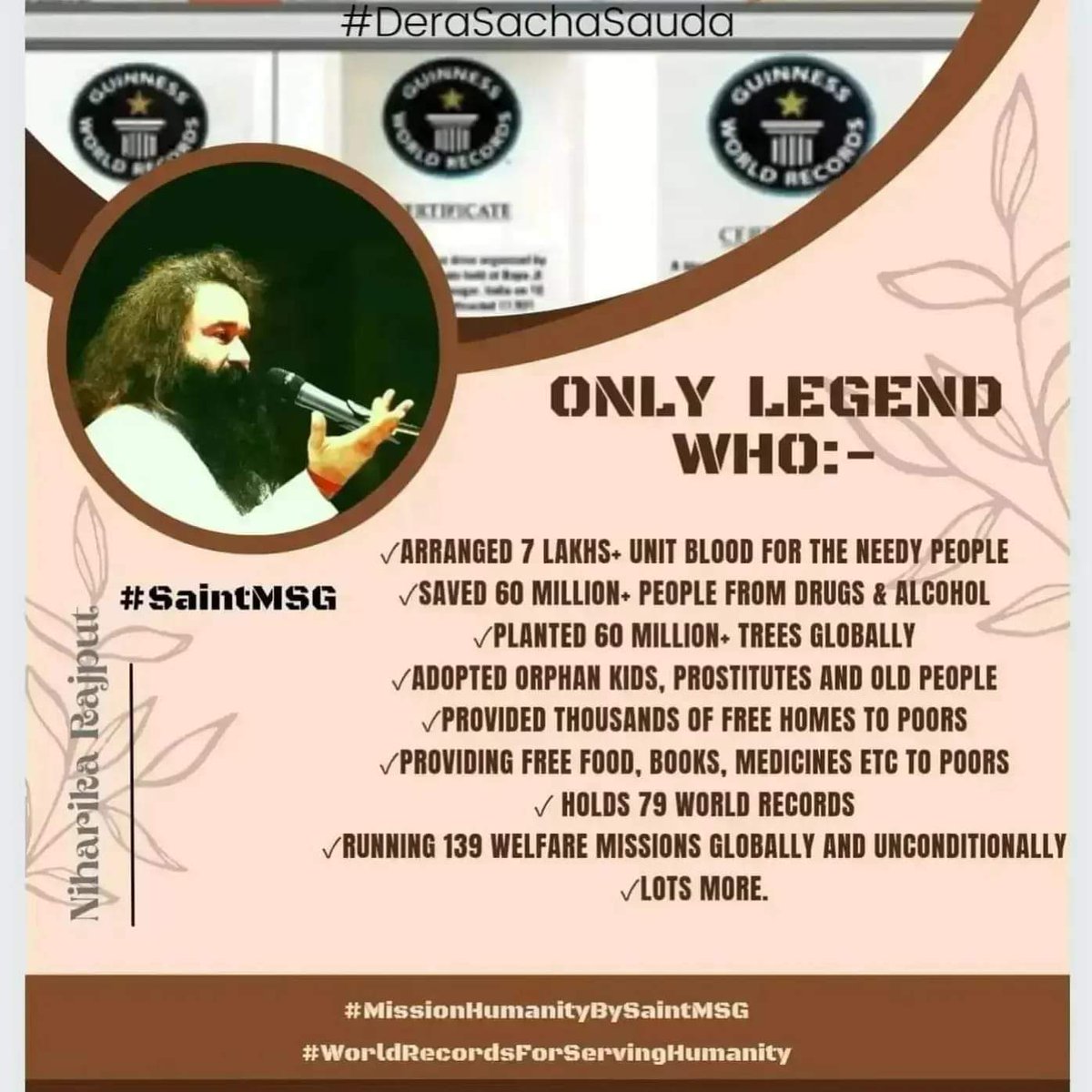 NRIdiary's tweet photo. As a responsible citizen of this nation & a human being,
let's appreciate the spirit of humanity. Let's be unbiased !
🌍 https://t.co/iB2gN4Vk4B
#MissionHumanityBySaintMSG
#HomelyShelter #gurmeetramrahim #ramrahim #ramrahimbaba #dera #sachasauda #DeraSachaSauda
@UNOCHA @WHO @UN https://t.co/P1eEgs056E