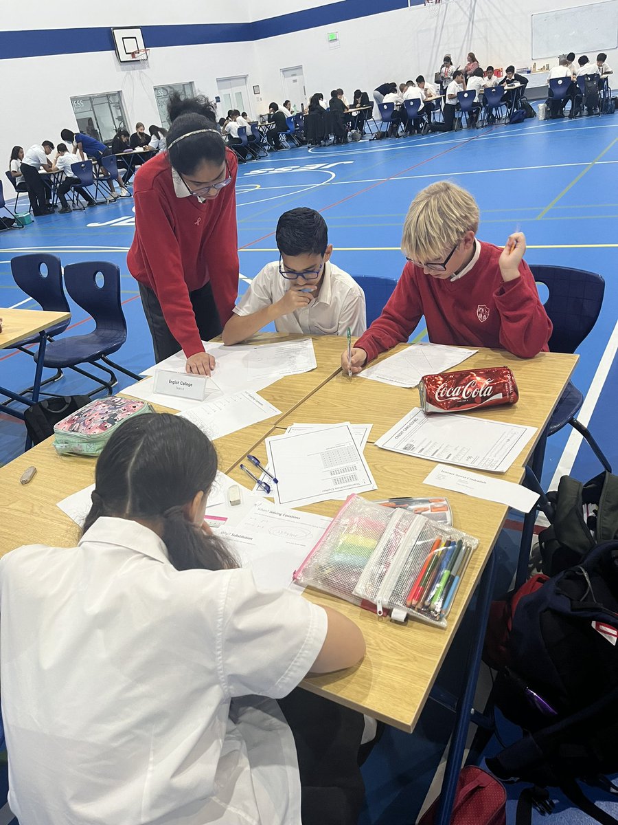 ECDubai_Maths's tweet photo. Representing @InfoECDubai in the Year 8 Dubai Maths Super League! Thank you @JESSMathsDept for hosting, round 1 is underway 🤩 #competition #ukmt #challenge #teamwork #collabuae #mathschat @KHDA https://t.co/pKOpIU8qmj