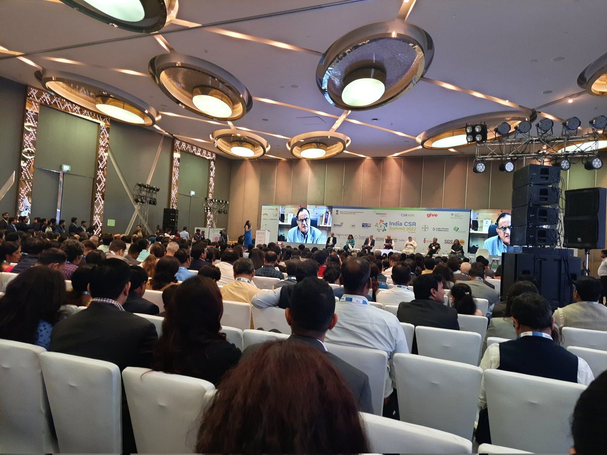 Pariticipating in India CSR Summit 2022