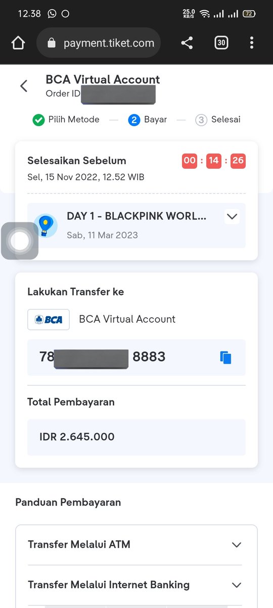 xiaobihg's tweet photo. ada yg mau tiket blackpink day 1 cat 2 ga? tinggal bayar aja ini

tg wts wtb https://t.co/iG2JL1zM5y
