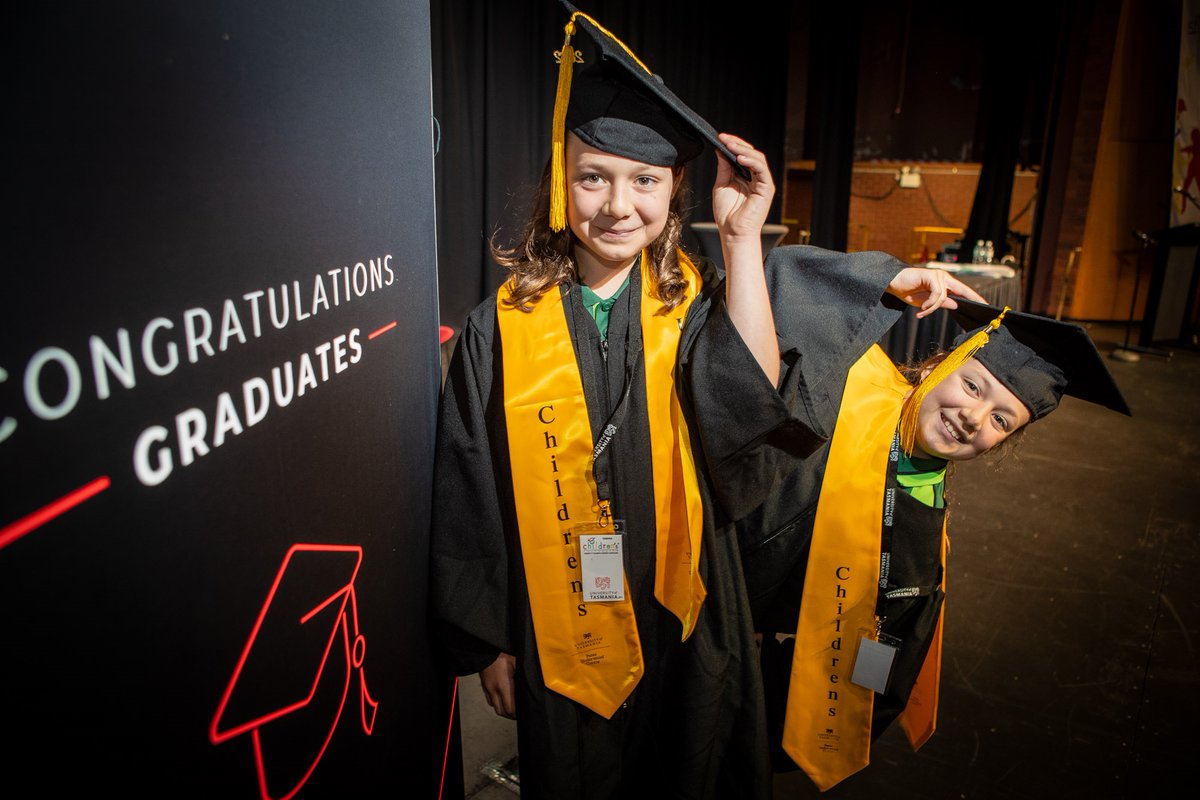 To all our graduates in Burnie today - we tip our hat to you. Congratulations on your learning achievements. #cutasmania #UnderwoodCentre <a href="/UTAS_/">University of Tasmania</a> @tasgoveducation