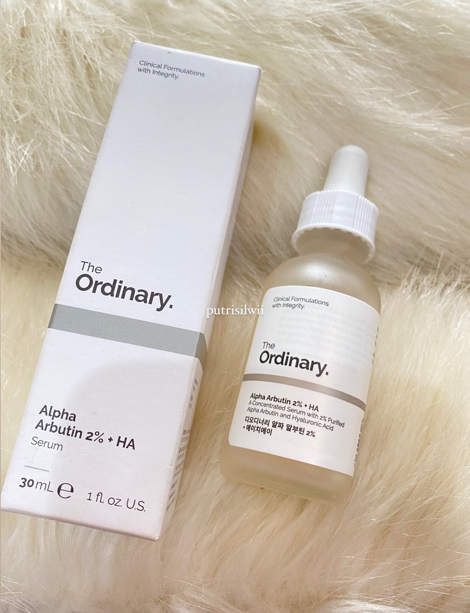 • Serum

The Ordinary Niacinamide & Alpha Arbutin

Best serum 😭😭
Ini udah botol ke 4, ampuhhh banget memudarkan bekas jerawat. Belum abis sebotol bekas jerawat udah bersihh. 

Mencerahkan kulit bangettt, apalagi pakainya dilayer Alpha Arbutin 👍🏻👍🏻

🖇 shope.ee/2KyIVPtPsG