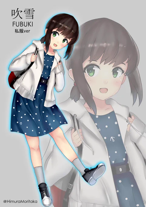今日は特型駆逐艦一番艦「吹雪」の進水日!!という事で、吹雪ちゃんの過去絵を再アップ#吹雪進水日 