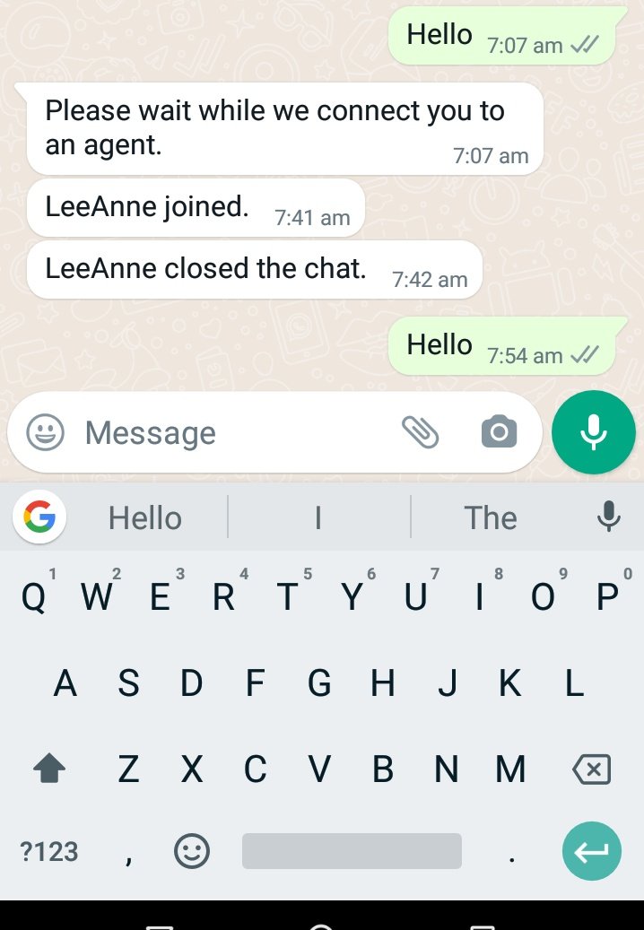 TheeLondy's tweet photo. @IntercapeBus I've been waiting for over 30 minutes then your agent opens and closes chat in a minute. You need to improve your service. https://t.co/bPV02r5mp5