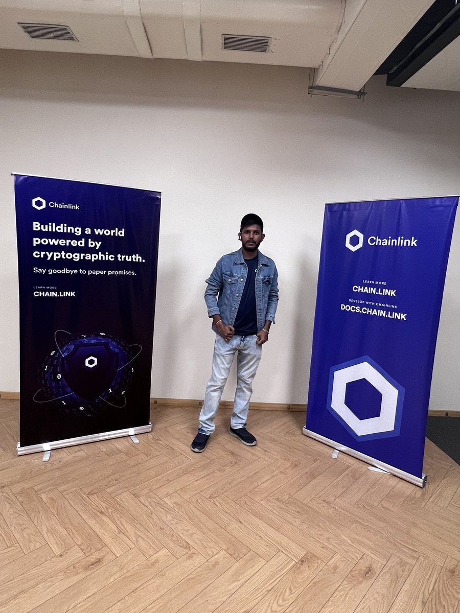 sagarbjethi's tweet photo. Highlights of #Chainlink Meetup #ahmedabad 
Thanks and Kudos to 
@karan_pujara , @acanubhav,
@bsilagani, @OSWeekend  @Filecoin, @DevX_Work @chainlink @Chainlink_IN 
 for their constant support ♥️
#web3meetup  #web3developer https://t.co/qn3OyBtRSP