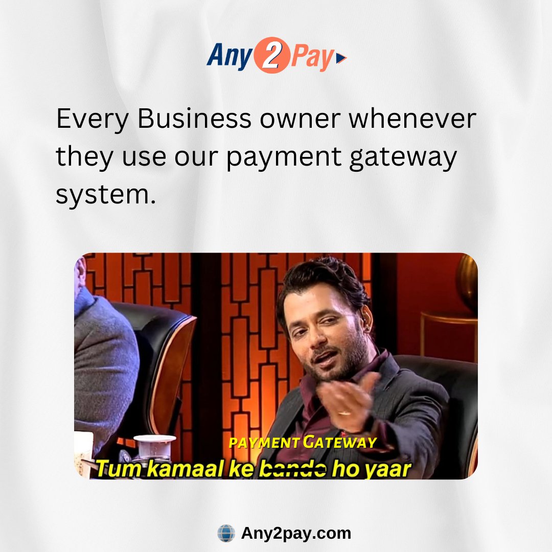 any2pay's tweet photo. Need the Best payment solutions for your Business DM.
https://t.co/kmDeqHMuGh
#payments
#SharkTankIndia #memes2022 #any2pay https://t.co/NrLO0zPnut
